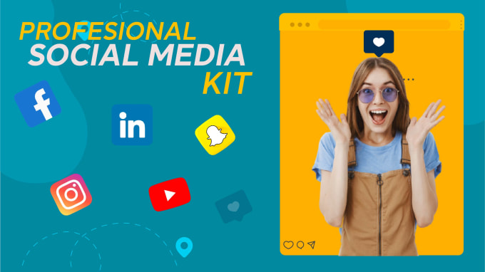 Gig Preview - Create professional social media kit and social media post