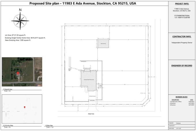 Gig Preview - Draw site plan from google map