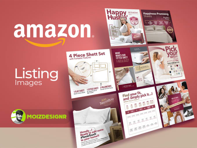 Gig Preview - Design amazon listing images ebc a plus content, brand story