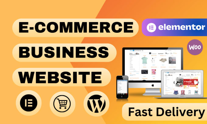 Gig Preview - Build wordpress ecommerce business website using woocommerce