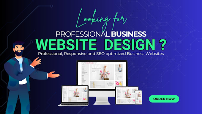 Bestseller - develop responsive and professional business websites design