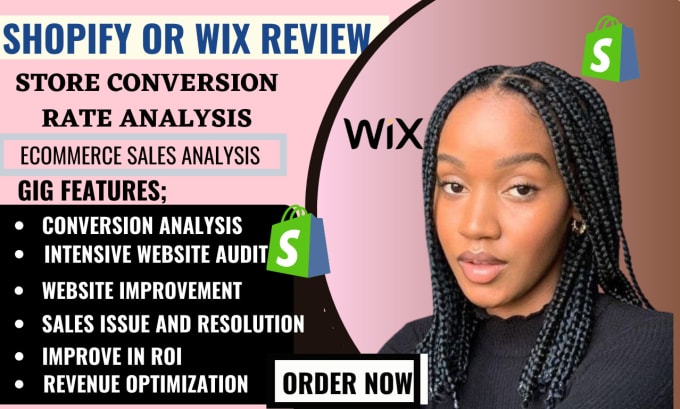 Gig Preview - Do shopify website review and sales analysis to boost your revenue, store review