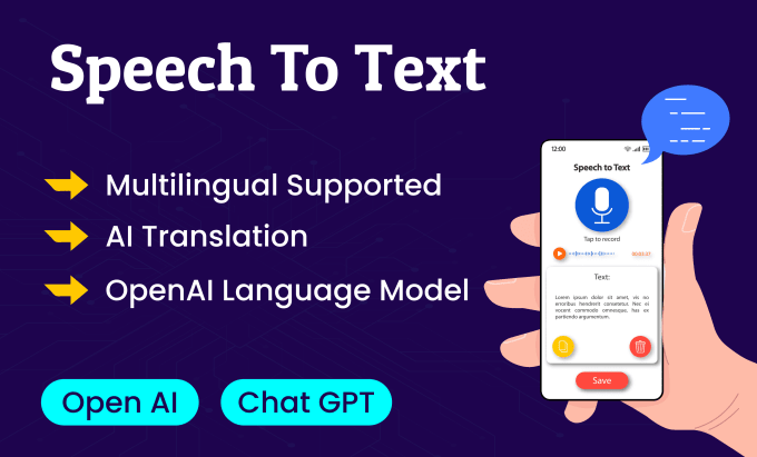 Gig Preview - Develop multilingual speech to text language convertor with openai