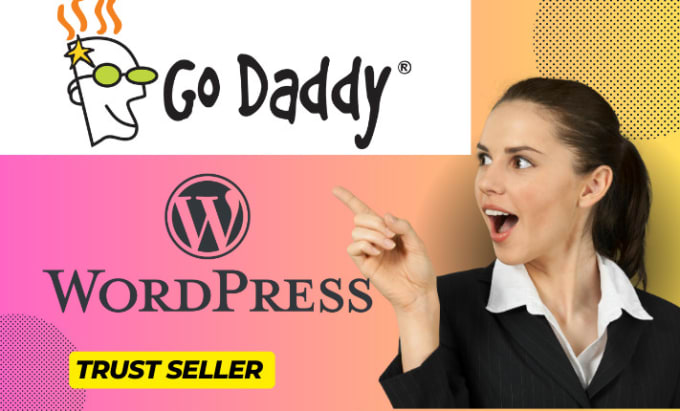 Gig Preview - Design godaddy website in 24 hours