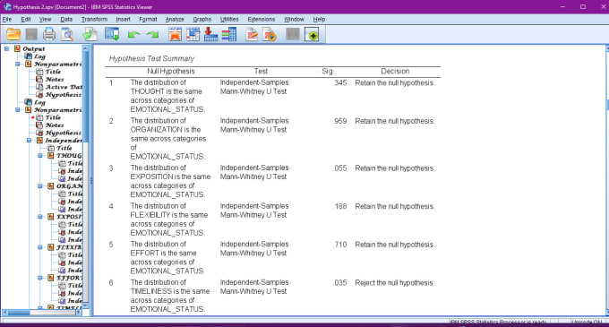 Gig Preview - Do spss data analysis