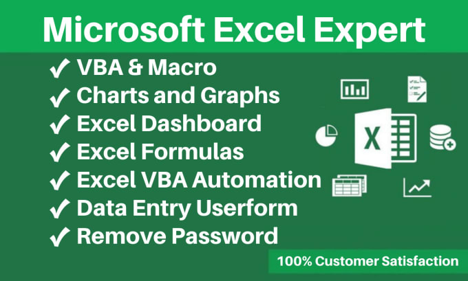 Gig Preview - Provide service in excel macros, formulas, vba automation