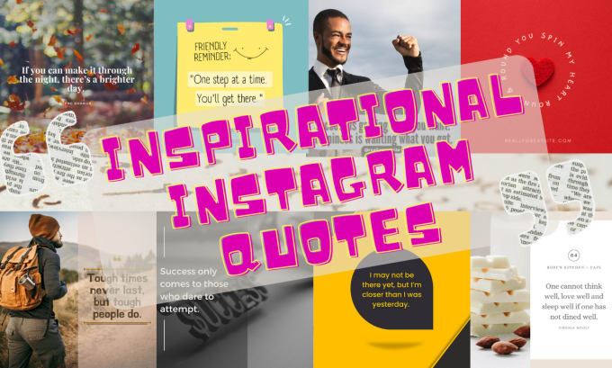 Gig Preview - Create business success quote images for instagram and digital quotes poster