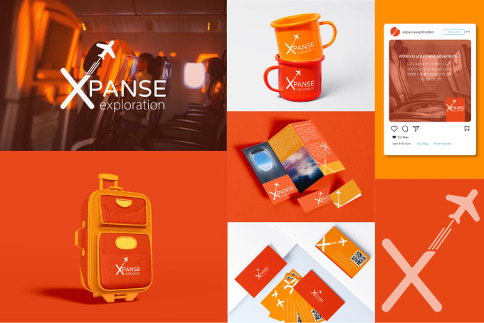 Gig Preview - Design your travel agency brand visual identity with a logo