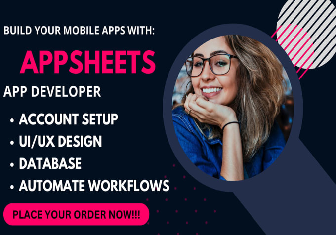 Gig Preview - Build your mobile hybrid apps using appsheet flutterflow glide apps