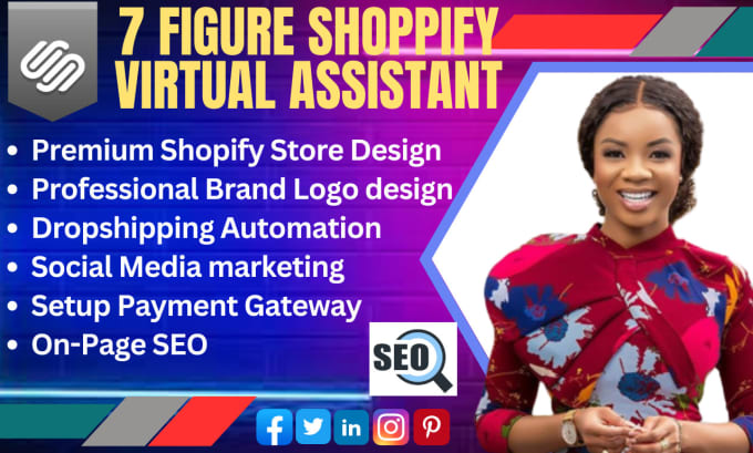 Gig Preview - Build 7 figure shopify dropping store, shopify website design and redesign