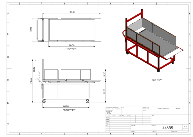 Gig Preview - Design 2d mechanical drawings using solidworks and autocad