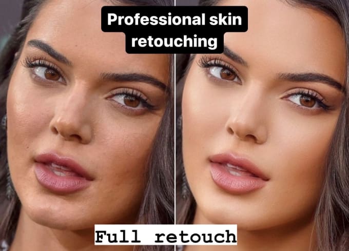 Gig Preview - Professionally skin retouch portrait photo