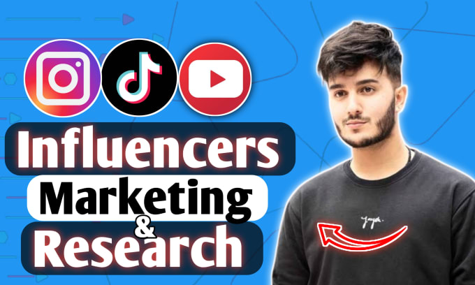 Gig Preview - Find you tiktok or instagram influencer for your specific niche