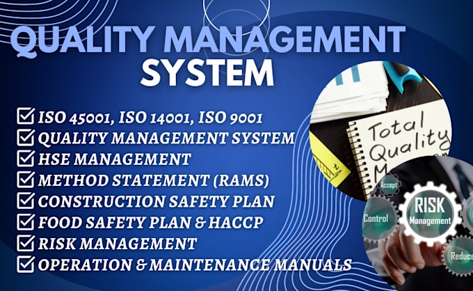 Gig Preview - Make qhse manual and iso quality management system