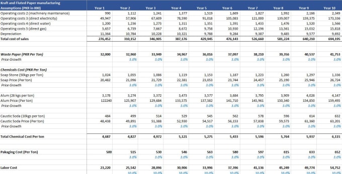 Gig Preview - Do financial feasibility and project valuation