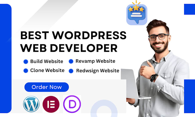 Gig Preview - Be your best wordpress web developer for your business