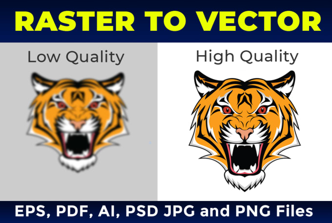 Gig Preview - Vector tracing, vectorize image, convert logo to vector