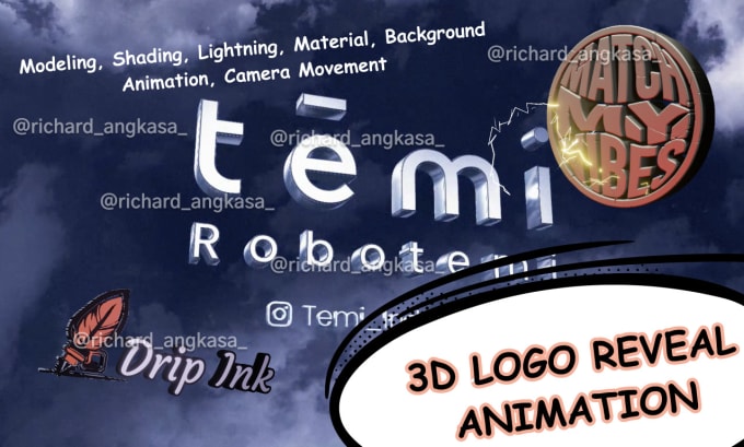 Gig Preview - Make y2k 3d logo animations for your clothing brand