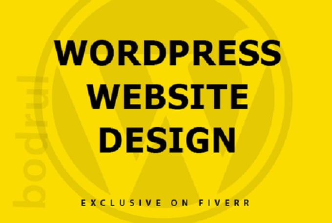 Gig Preview - Do wordpress website design or wordpress customization