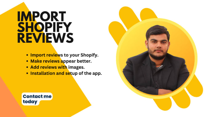 Gig Preview - Import shopify product reviews