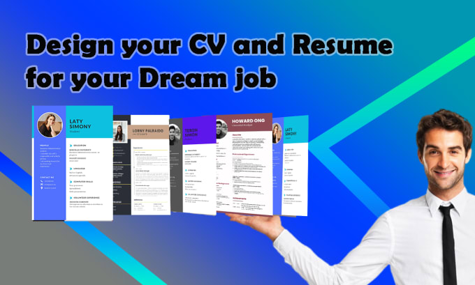 Gig Preview - Design attractive professional resumes and modern CV designs