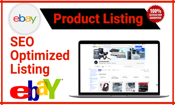 Gig Preview - Do ebay SEO listing, ebay listing, ebay product listing