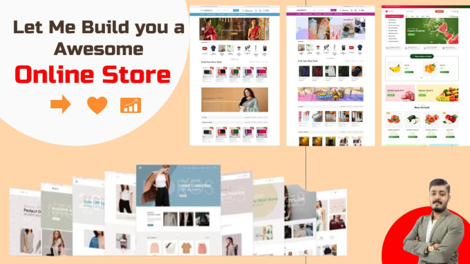 Gig Preview - Make ecommerce online store with woocommerce or laravel for your business