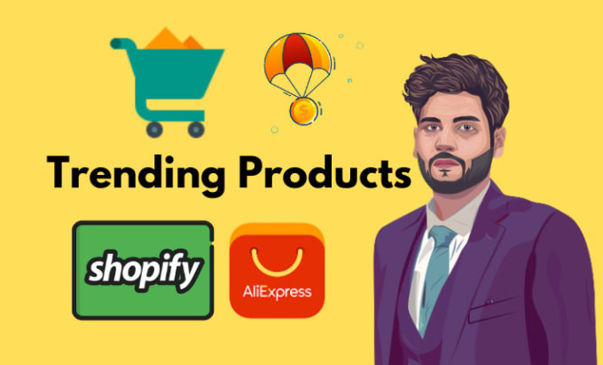 Gig Preview - Find top trending shopify dropshipping products