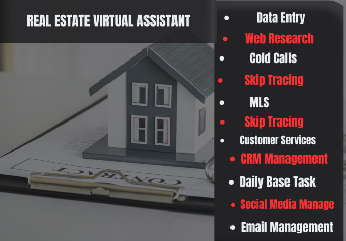 Gig Preview - Be your personal real estate virtual assistant