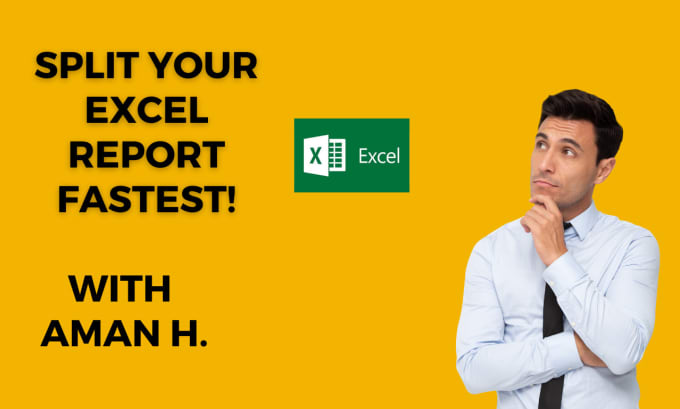 Gig Preview - Fast split or merge excel report into separate tabs