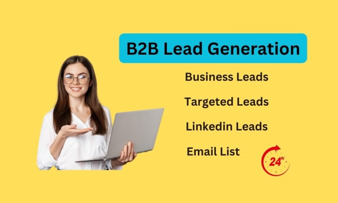 Gig Preview - B2b linkedin lead generation and web research