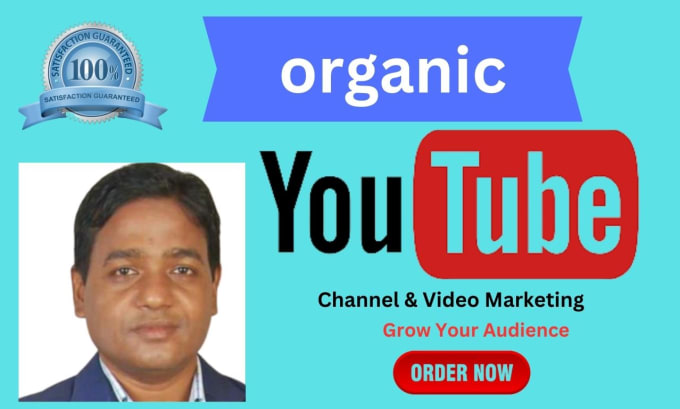 Gig Preview - Do organic youtube video marketing  to boost your channel