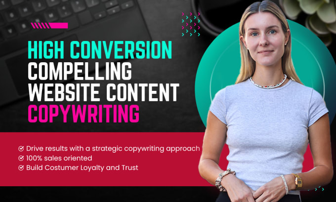 Gig Preview - Write compelling website content copywriting