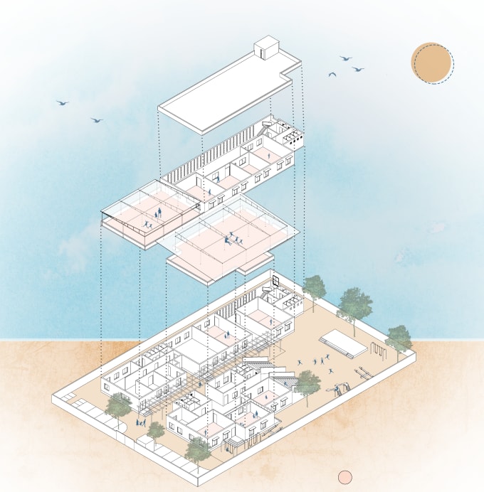 Gig Preview - Do professional exploded isometric view illustrations