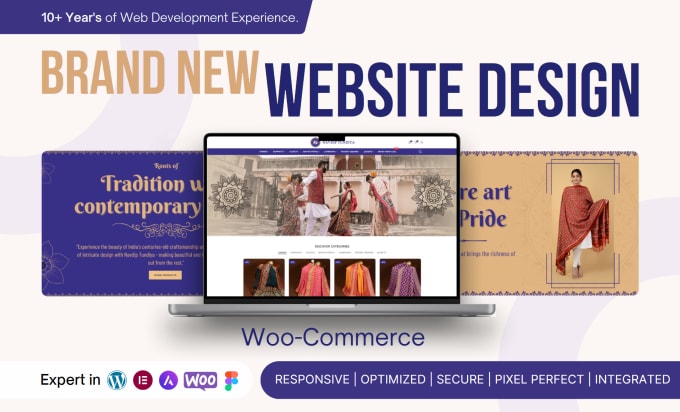 Gig Preview - Design a sales generating ecommerce website by woocommerce