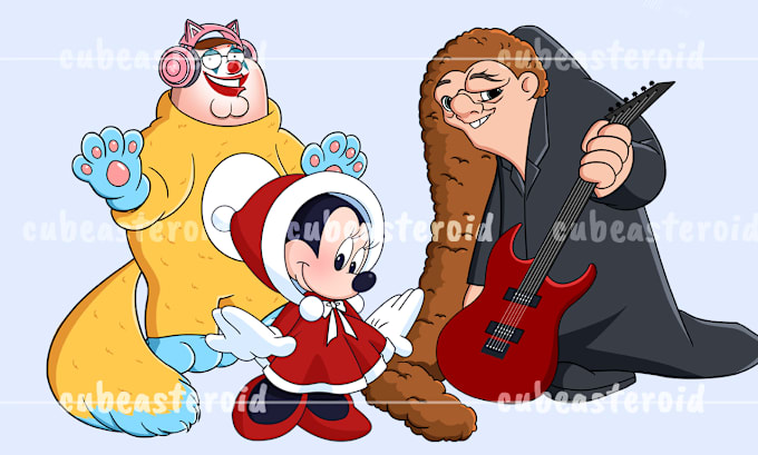 Gig Preview - Draw cartoons characters design, fanart, illustration