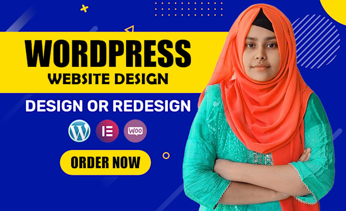 Gig Preview - Build, redesign, revamp wordpress website development, ecommerce website design