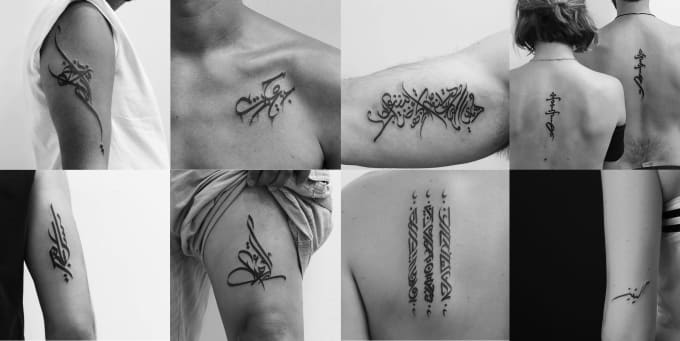 Bestseller - create handdrawn persian arabic calligraphy tattoo in 24h