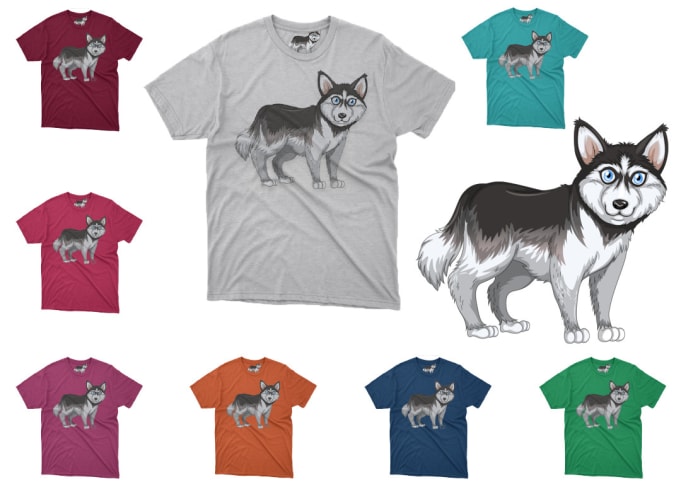 Gig Preview - Design a t shirt with your beloved pets and others