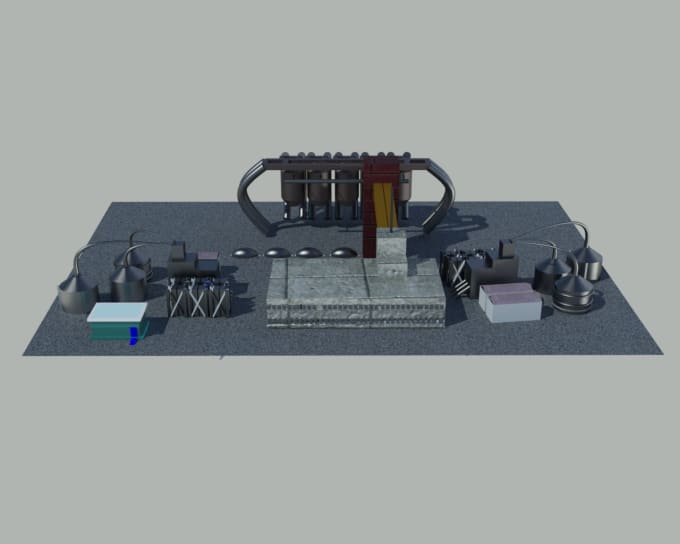 Gig Preview - Do your industrial plant modelling and engineering part and machines