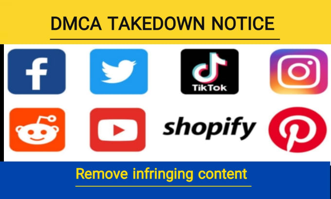 Bestseller - takdown content from google, tiktok, x,fb,instagram,reddit etc under dmca