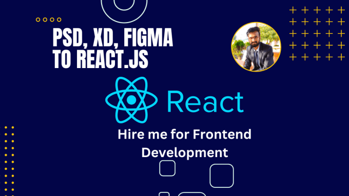 Gig Preview - Convert psd to HTML and provide react front end development