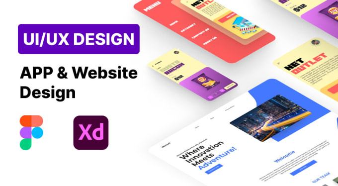 Gig Preview - Create amazing UI UX design for web and mobile app