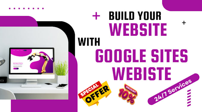 Gig Preview - Design professional websites on google sites website for you