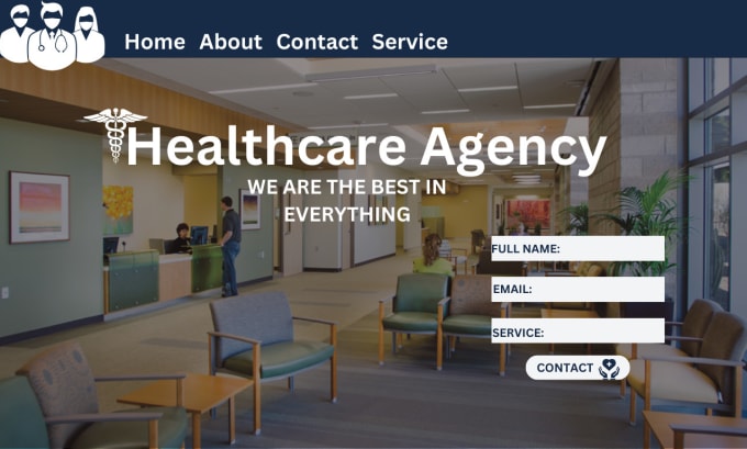 Gig Preview - Build healthcare staffing agency website, home care website