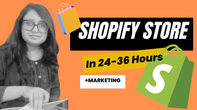 Gig Preview - Develop your shopify ecommerce store and shopify website