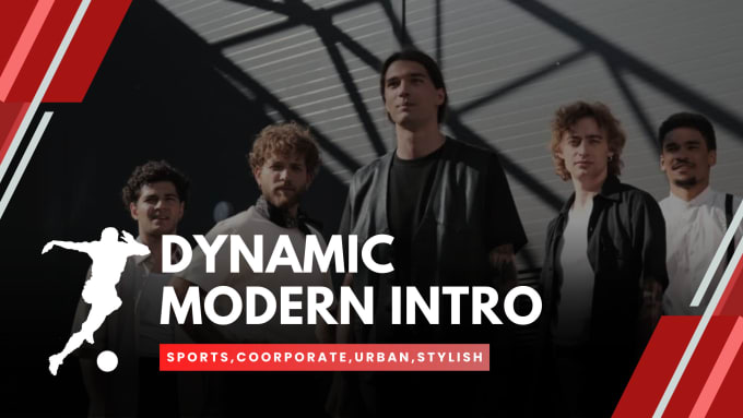 Gig Preview - Create dynamic modern intro within an hour