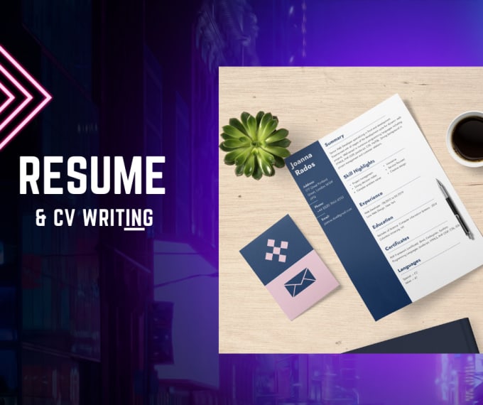 Gig Preview - Write cv resume and cover letter