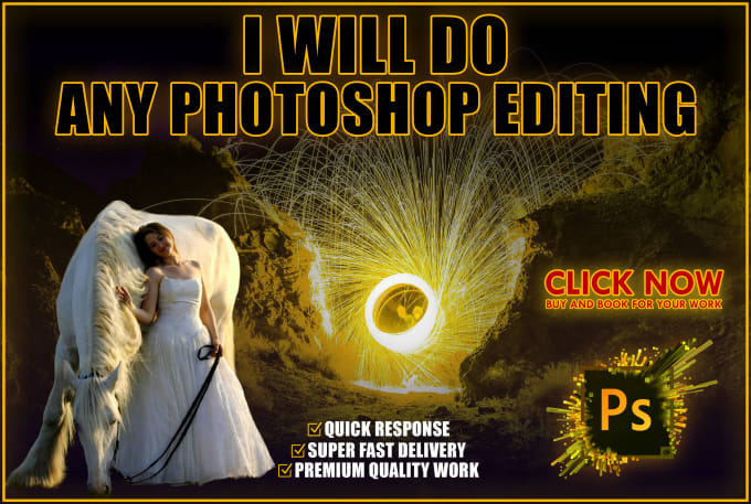 Gig Preview - Do any image editing photo retouching and photoshop editing work