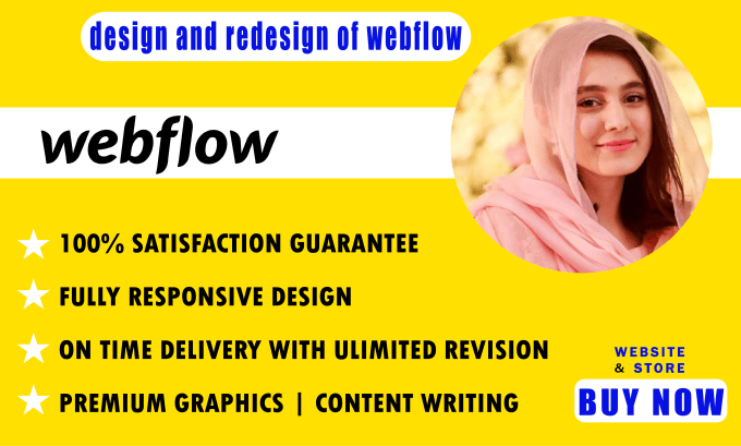 Gig Preview - Design or redesign your website with webflow